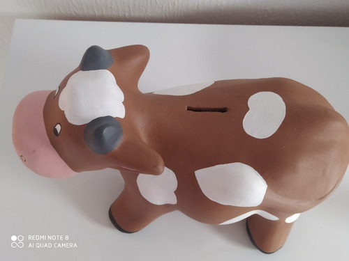 Cofre De Gesso Cofrinho Vaquinha