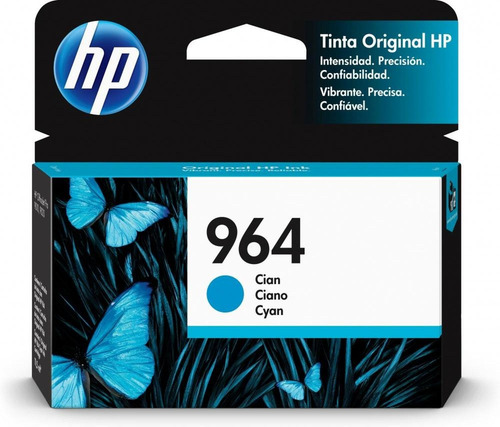 Cartucho Hp 964 Cyan, 700 Páginas