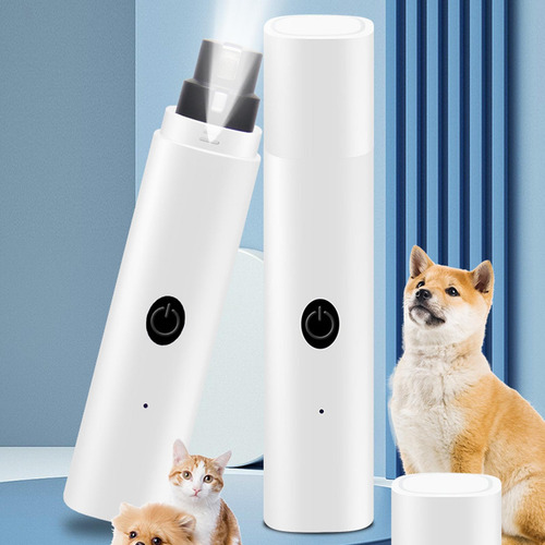 Perro Lima De Uñas Usb Recargable Bajo Ruido Pata Pulidor