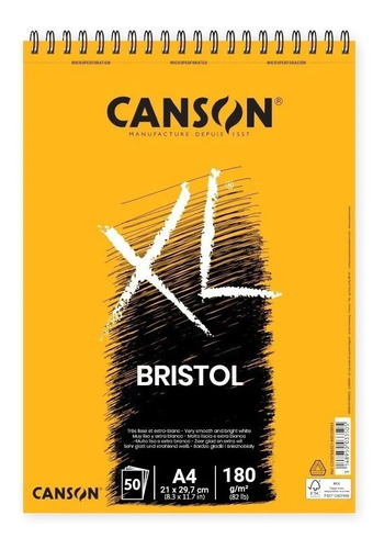 Croquera Canson Bristol Ilustración Xl Tamaño A4
