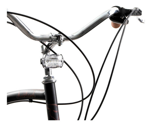 Luz Led Trasera 8 Funciones Blanca 004f Para Bicicleta