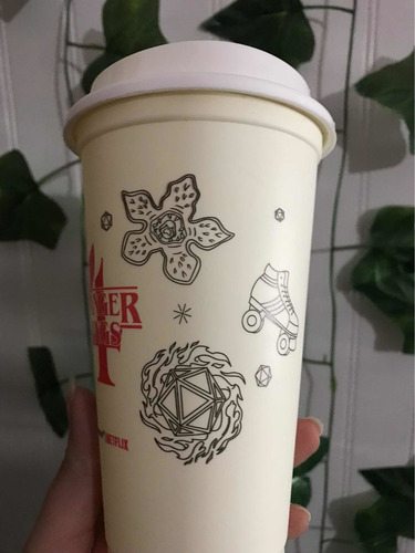Vaso Reutilizable De Starbucks Edición Stranger Things (Usado)