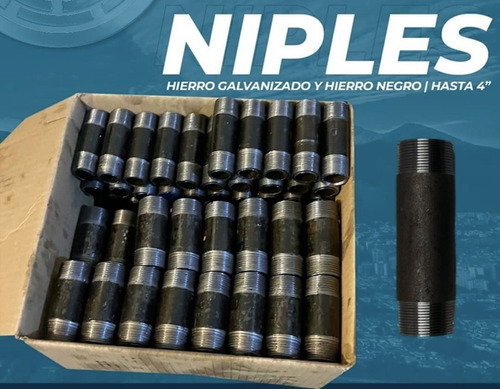 Nipleshierro Galvanizado/ Hierro Negro.