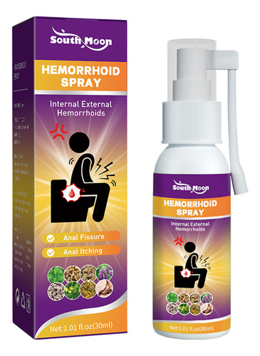 Spray Para Hemorroides B, Alivio Rápido Del Dolor Sin Químic
