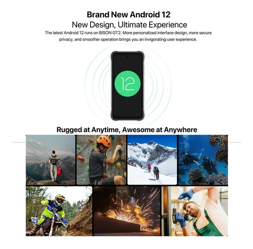Umidigi Bison Gt2 Celular Resistente Ip68 Google Android 12