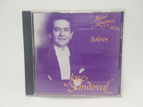 Cd México Romántico Vol 3 Boleros José Sandoval Piano