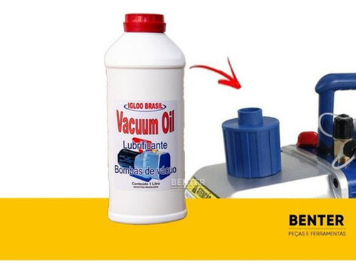 Oil Vacuum Refrigeração 1lt Lubrificante Para Bomba Vacuo