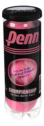 Pelotas De Tenis Penn Pink Championship Extra Duty (1 Docena