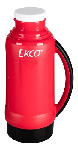 Termo Ekco Polaris de vidrio 1L rojo