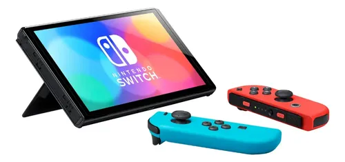 Console De Jogo Nintendo Switch 64gb Tela Oled 7 Pol. Neon P