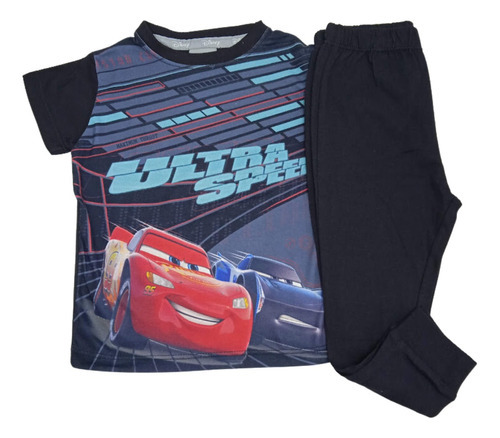 Pijama Cars Disney Rayo Mcqueen Original Niño Carreras Carro