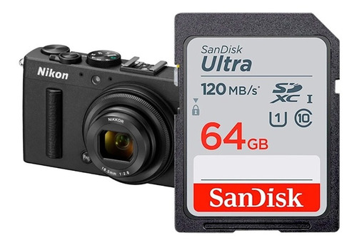 Sandisk Original 64gb Memoria Ultra Sd Class 10 Full Hd Pc