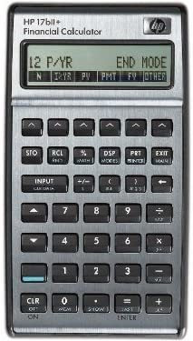 Calculadora Financiera Hp 17bii+, Pantalla Lcd, Más De 250 F