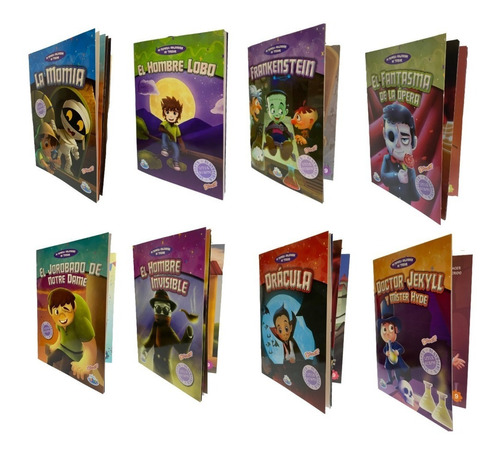 Libros 8 Cuentos De Terror Infantil Coleccion Sharif Express