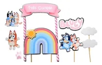 Comprar Topper Torta Bluey Y Bingo, Decoracion Bluey Y Bingo