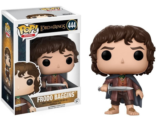 Senhor Dos Anéis Boneco Pop Funko Frodo Baggins #444