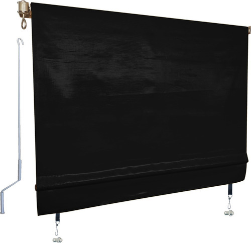 Toldo Retrátil Gd Tudo 4,00x1,50 Com Tubos Cor Preto