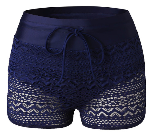Pantalones Cortos De Encaje Para Mujer, Calzoncillos Tipo Bó