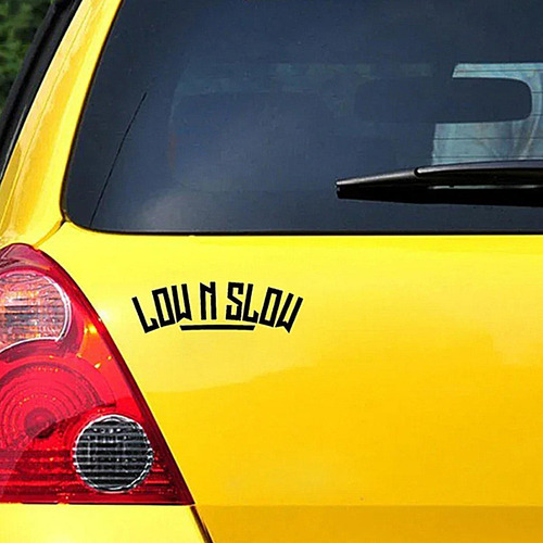 Adhesivo Low N Slow Adhesivo Low N Slow Para Coche Calcomaní