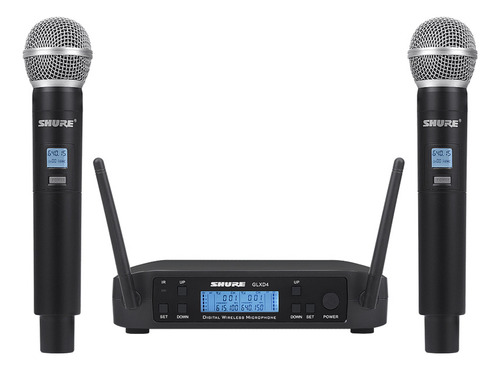 Shure Glxd4 2 Microfonos Inalámbricos Linea Nuevos (Usado)