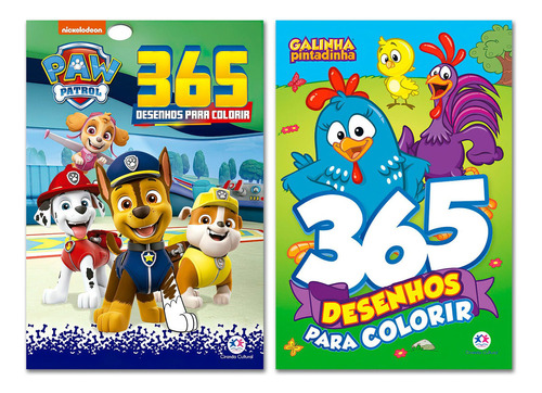 365 Desenhos Para Colorir, De Paloma Blanca Alves Barbieri. Série 365 Atividades Editora Ciranda Cultural, Capa Mole, Edição 1 Em Português, 2019