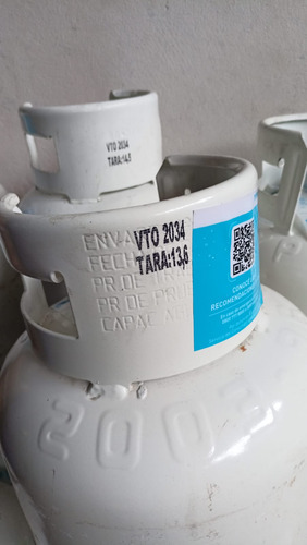 Envase Garrafa De 10 Kilos Marca Ypf Gas