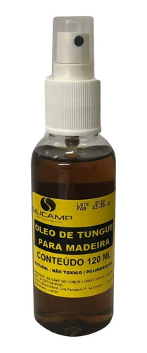 Óleo De Tungue Polimerizado Impermeabiliza Madeira 120 Ml