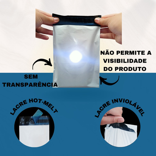 Envelope Segurança 19x25 Com Plastico Bolha 100 Un + Brinde