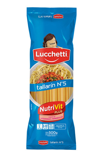 Fideos Lucchetti Tallarín N°5 500g