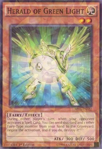 Herald Of Green Light - Shatterfoil Rare    Bp03