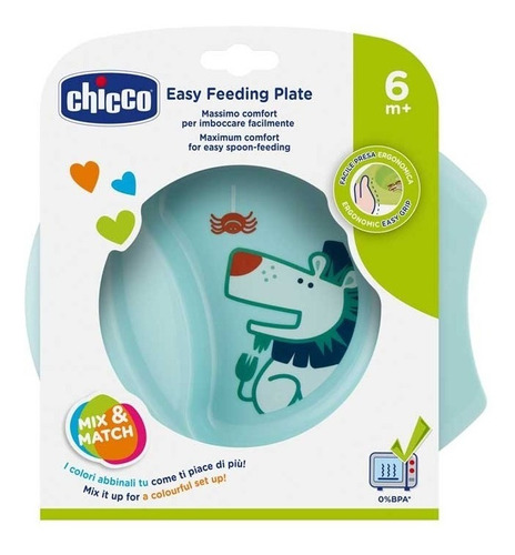  Plato Easy Feeding 6m+ Chicco Varios Colores 