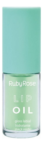 Gloss Labial Ruby Rose Lip Oil Hiratante Brilho Incolor Cor Sabor Maça Verde
