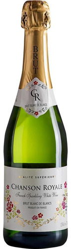 Vinho Espumante Francês Chanson Royale Brut Garrafa 750ml