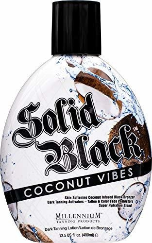 Millennium Tanning Solid Black Coconut Vibes Infused Black B