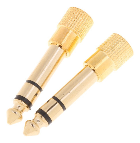 Adaptador De Sonido Estéreo De 6,3 Mm 1/4 A 3,5 Mm 1/8