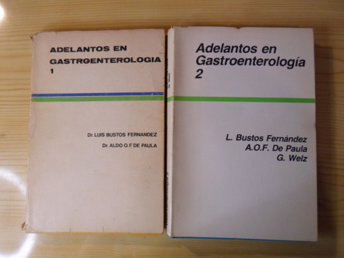 Adelantos En Gastroenterologia 2 Tomos - Bustos Fernandez