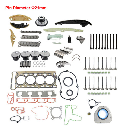 Kit Juntas Motor Volkswagen Eos Komfort 2010 2.0l
