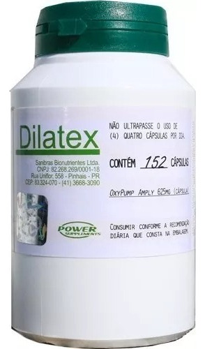 Dilatex 152 Caps Power Supplements -  Sabor Natural