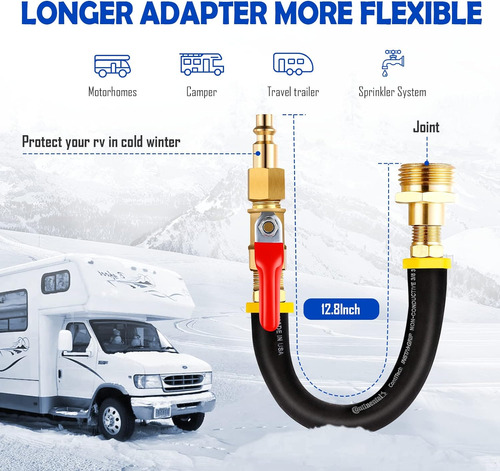 Kit De Invierno Autocaravana Adaptador De Soplado De Ro...
