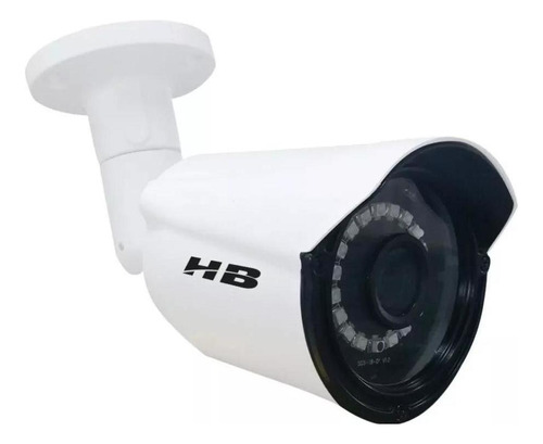 Câmera De Segurança Hb Tech 410 Híbrida 4 Em 1 1080p 2.8mm 2 Cor Branco