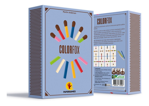 Colorfox Papergames Board Game Jogo De Tabuleiro