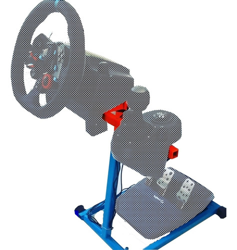 Simulador De Autos De Carrera Pc. Cockpit, Soporte Volante