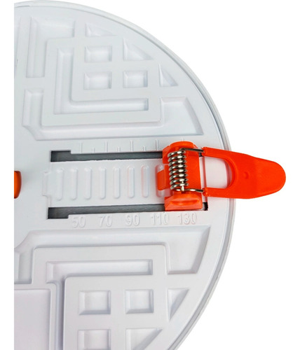 Pack 10 Foco Led Embutido Redondo Panel Luz Fría Abeja 36w