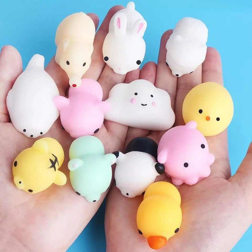 10 Squishy Mini Animalito Anti Stress Ansiedad Oferta