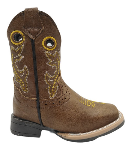 Bota Vaquera Para Niño Richard West 100 Camel (12.0 - 14.5)