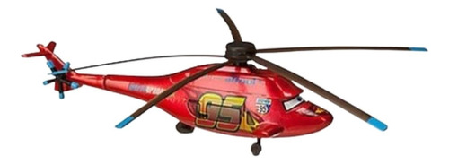 Disney Store Cars Team Mcqueen Chase Helicóptero 17cm Loose
