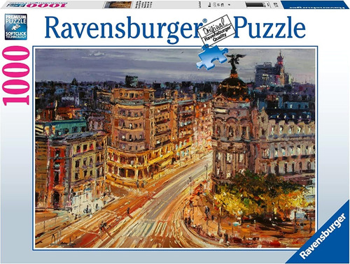 Rompecabezas 1000 Gran Vía, Madrid Ravensburger