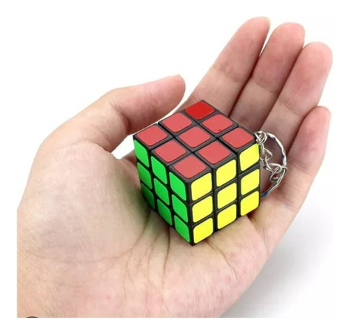 X10 Llavero Cubo Mágico De Rubik 3x3cm Souvenirs Sorpresitas