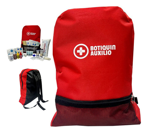 Botiquin Mochila Primeros Auxilios Emergencias 40 Items Tm