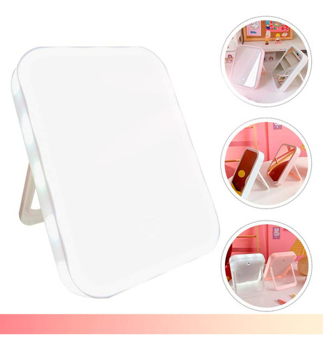 Espejo Táctil Con Luz Led Para Maquillaje Hd 3 Niveles